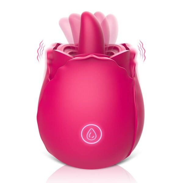 Rose Vibrator: Advanced Tongue Licking & Vibrating Sensation