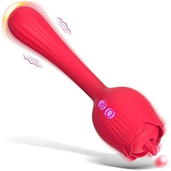 Rose Toys Vibrator for Women, Licking Clitoral G-Spot