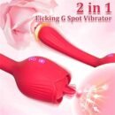 Rose Toys Vibrator for Women, Licking Clitoral G-Spot