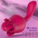 Rose Tongue Licker with G-Spot Vibrator