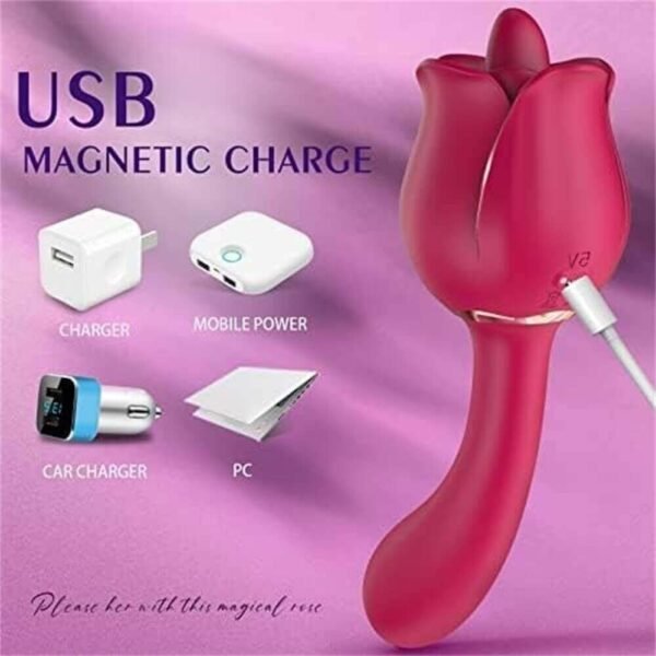 Rose Tongue Licker with G-Spot Vibrator - Image 6