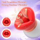 3 In 1 Rose Tongue-licking & Suction Vibrator