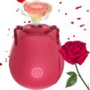 Rose Toy Vibrator Classic Sucking Vibrator 10 frequency Rose Red