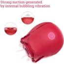 Rose Toy Vibrator Classic Sucking Vibrator 10 frequency Rose Red