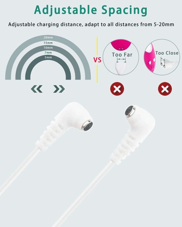 Rose Toy Charger | Magnetic Adjustable Spacing Design Same Pole - Image 3