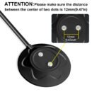 Black Rose Toy Charger - Effortless USB Charging Dock Station - 2.6Ft