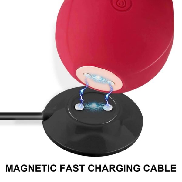 Black Rose Toy Charger - Effortless USB Charging Dock Station - 2.6Ft - Image 4