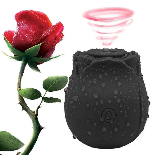 Rose Toy Vibrator Classic Sucking Vibrator 10 frequency Rose Red - Image 24