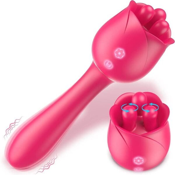 Rose Cat's Shaped Vibrator: Kneading & Vibrations Combined