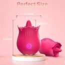 Rose Tongue Licking Clitoral Nipple Vibrator