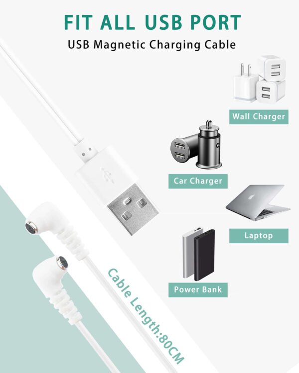 Rose Toy Charger | Magnetic Adjustable Spacing Design Same Pole - Image 4