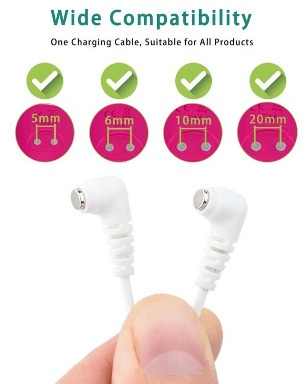 Rose Toy Charger | Magnetic Adjustable Spacing Design Same Pole - Image 2
