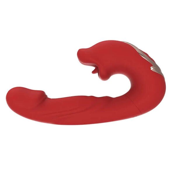 Rose Toy Tongue Licking Flapping Clit & G-spot vibrator - Image 6