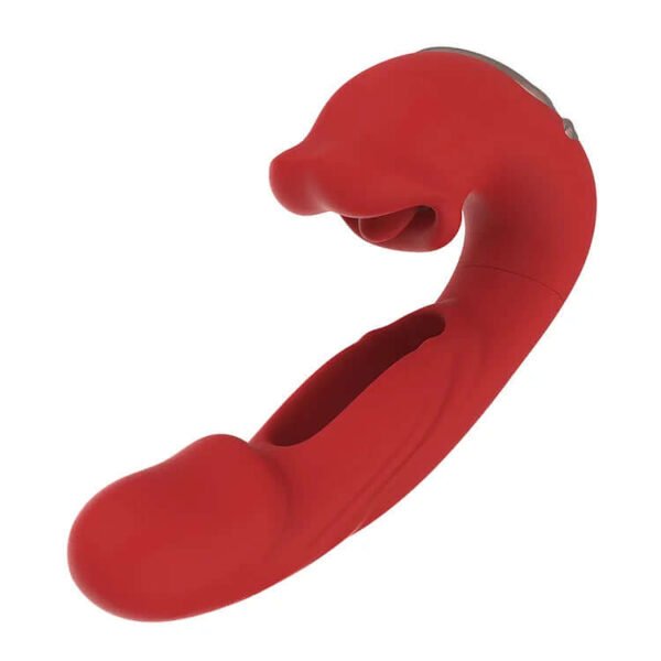 Rose Toy Tongue Licking Flapping Clit & G-spot vibrator - Image 4