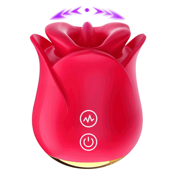 Upgraded Rose Lip Kissing Vibrator And Tongue Tapping For Women - Image 8