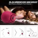 Rose Toy Vibrator Classic Sucking Vibrator 10 frequency Rose Red