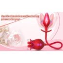 Rose Toy For Men: Dual Stimulation with Tongue Licking & Vibrating Butt Plug"