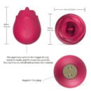 Rose with Tongue: Dual Sensation Adult Toy for Women