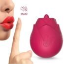 Rose with Tongue: Dual Sensation Adult Toy for Women