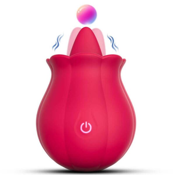 Rose Women Toy: Where Vibrations Meet Licking Sensations - Image 2