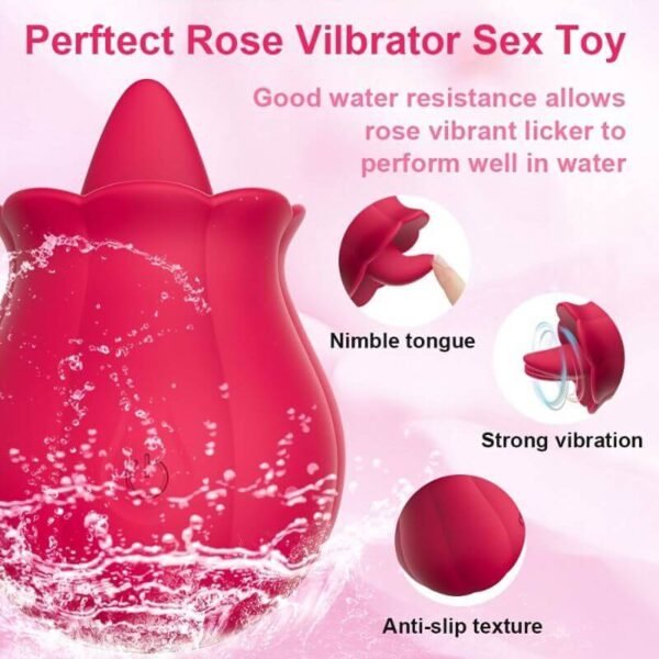 Rose Women Toy: Where Vibrations Meet Licking Sensations - Image 10